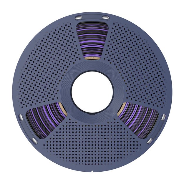 Sunlu PLA+ Silk Dual Color Filament (Black and Purple)