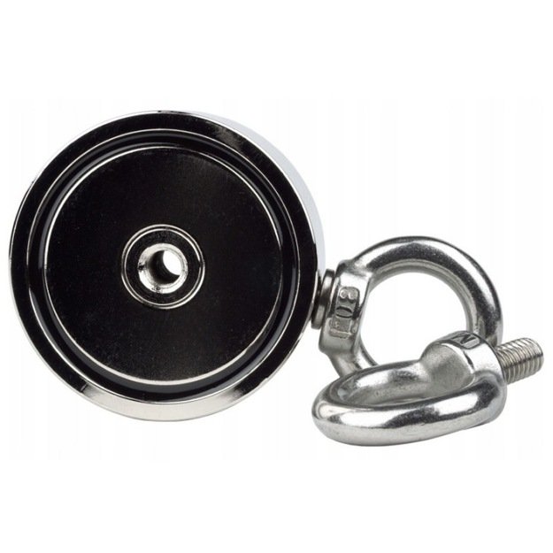 HÖGLER Stiprus neodimio žvejybos magnetas su šonine rankena 60 mm 2 x 150 kg