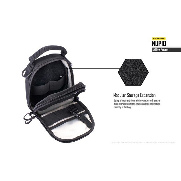 Nitecore NUP10 Utility Tactical Pouch, Black