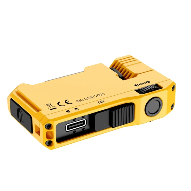 WUBEN G5 edc žibintuvėlis 400lm, geltonas