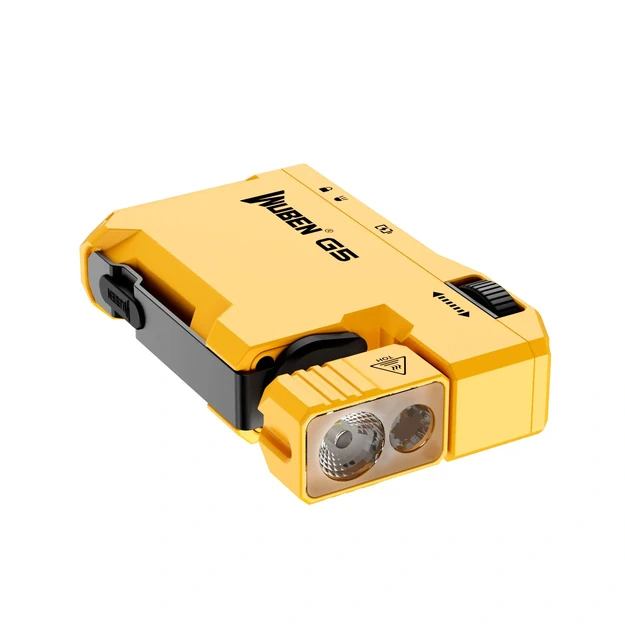 WUBEN G5 edc žibintuvėlis 400lm, geltonas