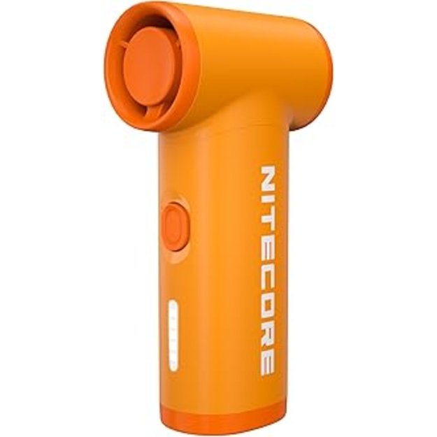 Nitecore NEF NANO - mini rankinis ventiliatorius, oranžinis