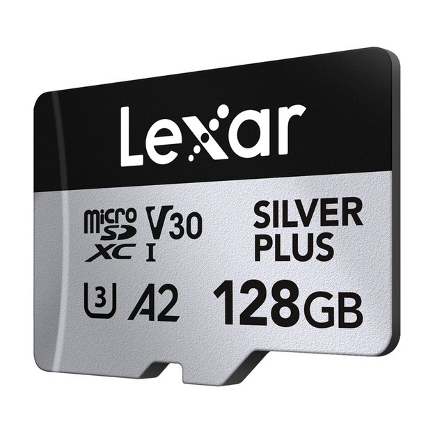 Karta pamięci Lexar High-Performance Silver Plus microSDXC 128GB + adapter
