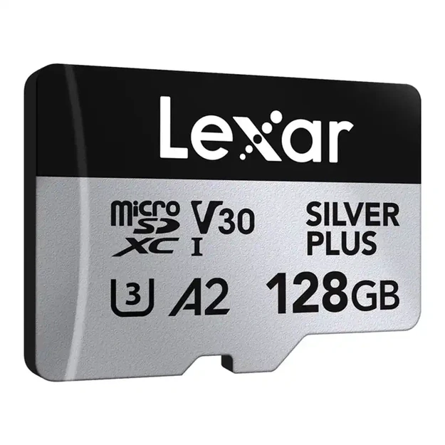 Karta pamięci Lexar High-Performance Silver Plus microSDXC 128GB + adapter