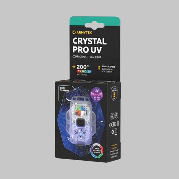 Armytek Crystal Pro UV žibintuvėlis Blue F10301BUV