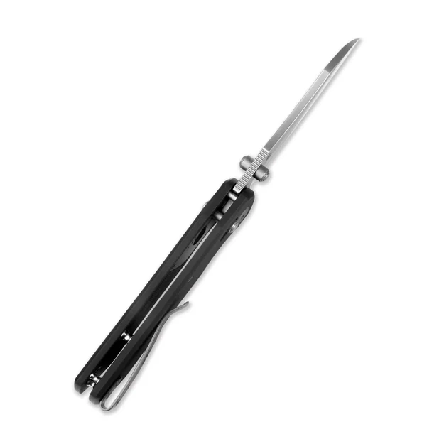 Geo Knife Komodo sulenkiamas peilis Stonewash M390 Blade, Black G10 GEO2509E