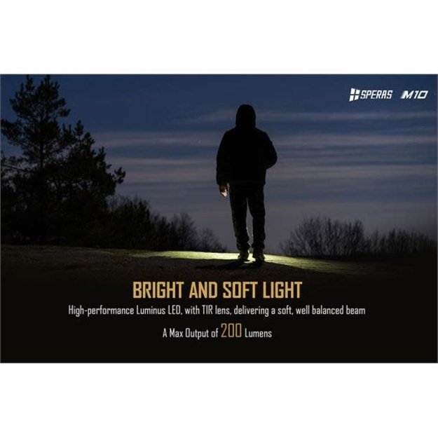 Speras M10 žibintuvėlis 200lm 6500K