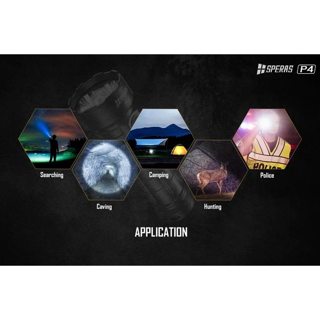 Светодиодный фонарь Speras P4 Osram 4000 лм