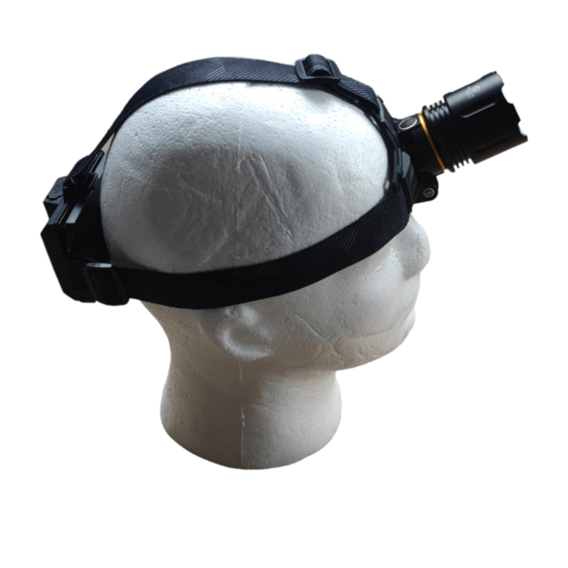 UV ir baltos šviesos žibintuvėlis ant galvos UV MIX