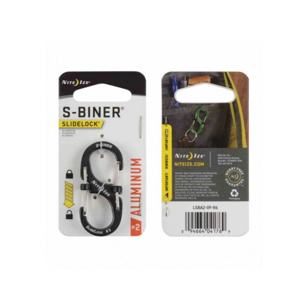 Nite Ize S-Biner Slidelock 2 karabinas LSBA2-09-R6
