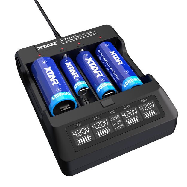 XTAR VP4C battery charger