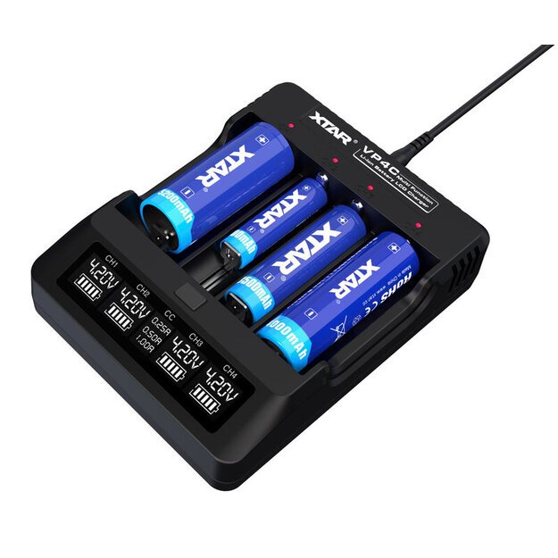 XTAR VP4C battery charger