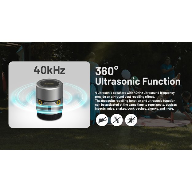 Nitecore EMR30 - uodus atbaidanti priemonė, Powerbanko funkcija