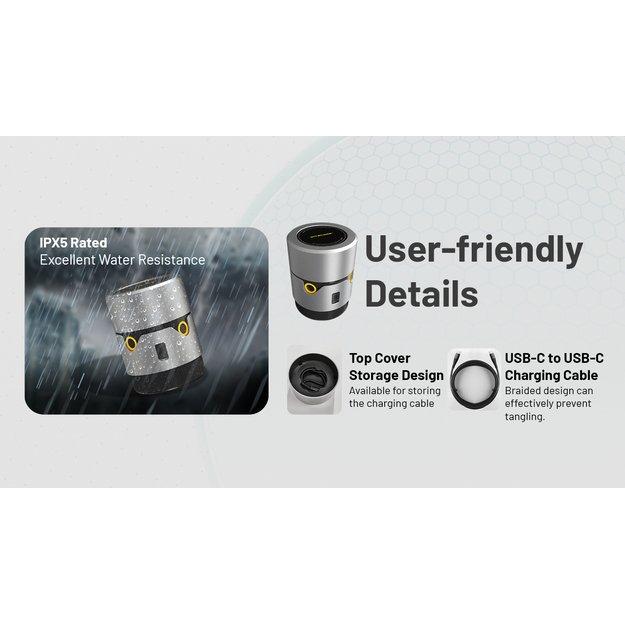 Nitecore EMR30 - uodus atbaidanti priemonė, Powerbanko funkcija