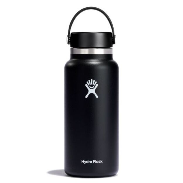 Дорожная бутылка для питья Hydro Flask Wide Mouth с гибкой крышкой 946 мл W32BTS001 Black