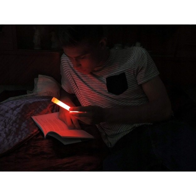 Šviečianti lazdelė su šniūreliu 16cm