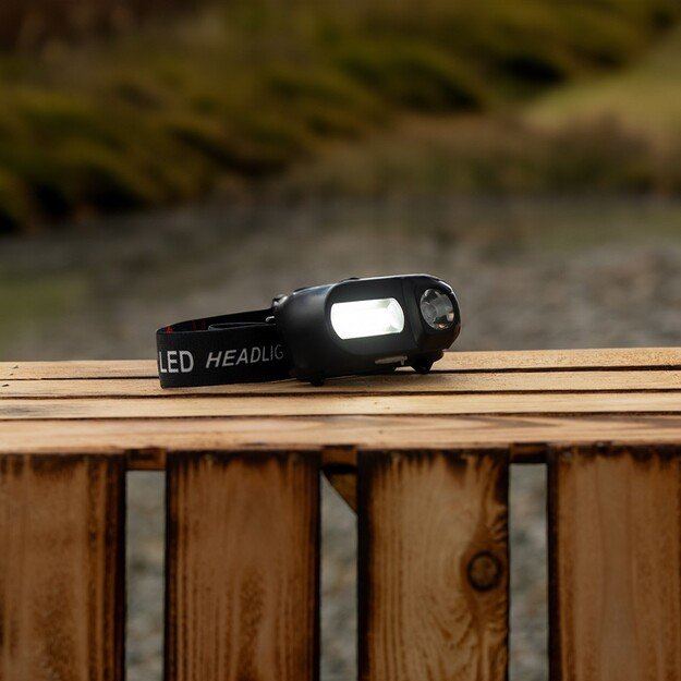 Vayox XPE + COB įkraunamas žibintuvėlis VA0115