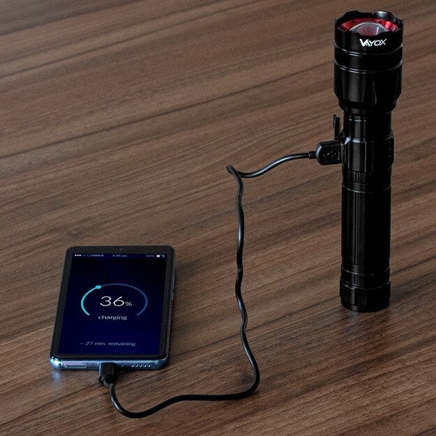 Vayox Pro Series Tactical Flashlight 30W 1060lm VA0108