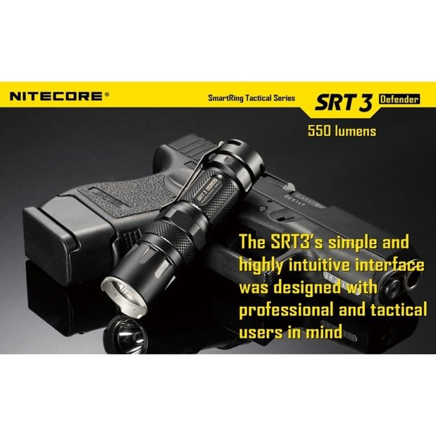 Nitecore SRT3 Defender žibintuvėlis
