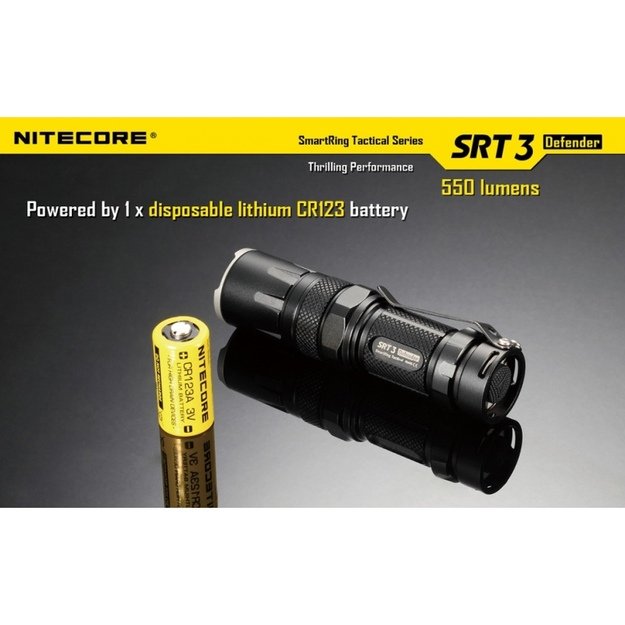 Nitecore SRT3 Defender žibintuvėlis