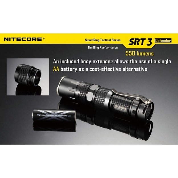 Nitecore SRT3 Defender žibintuvėlis
