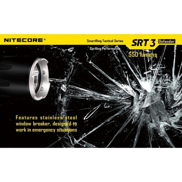 Nitecore SRT3 Defender žibintuvėlis