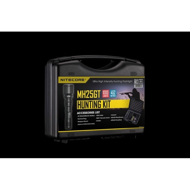 Nitecore MH25GT Hunting Kit medžioklinis rinkinys