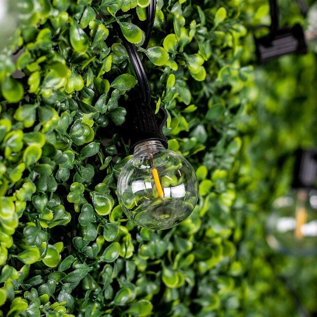 Уличная светодиодная гирлянда 30LED G40 15.1м на солнечной батарее LUMILED CALLIS