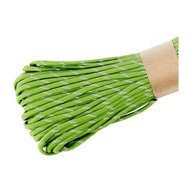 Паракорд EDCX светоотражающий 30 м веревка Зеленый