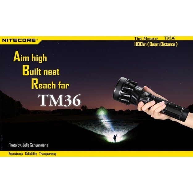 Nitecore TM36  žibintuvėlis Tiny Monster