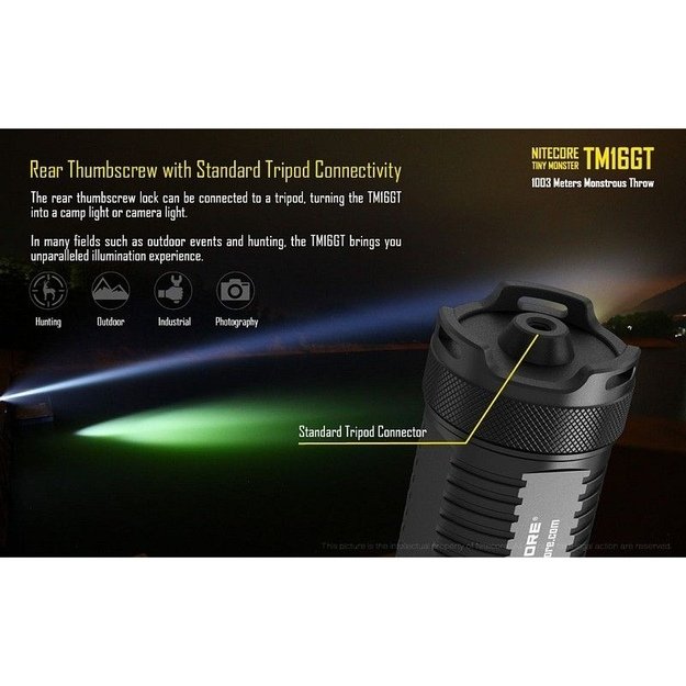 Nitecore TM16GT Tiny Monster žibintuvėlis