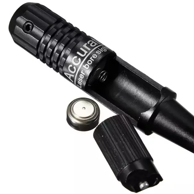 Lazeris, skirtas kalibruoti ginklų optinius taikiklius, vamzdžio kalibratorius, raudonas