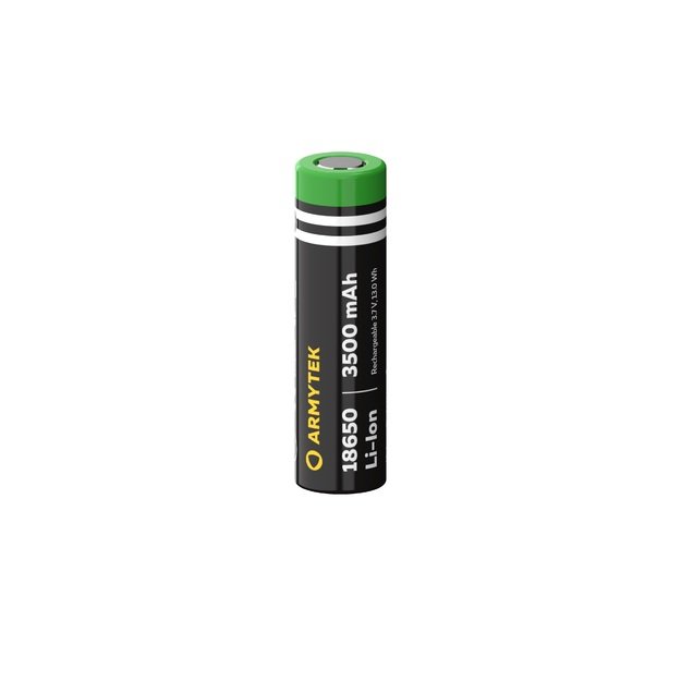 Armytek 18650 3500mAh, įkraunama baterija be apsaugos 3.7 V A03202