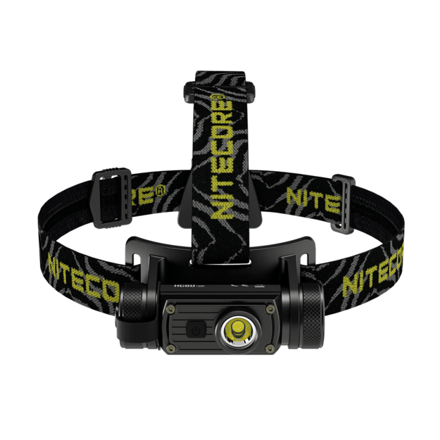 Nitecore HC60W V2.0 žibintuvėlis ant galvos, šiltai balta šviesa