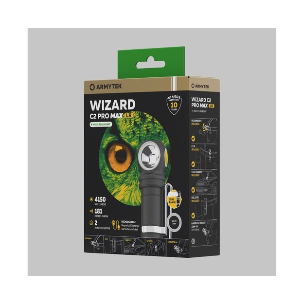 Фонарь Armytek Wizard C2 Pro Max LR F06702C