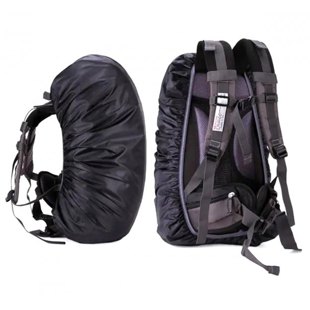 The backpack cover is waterproof 45L