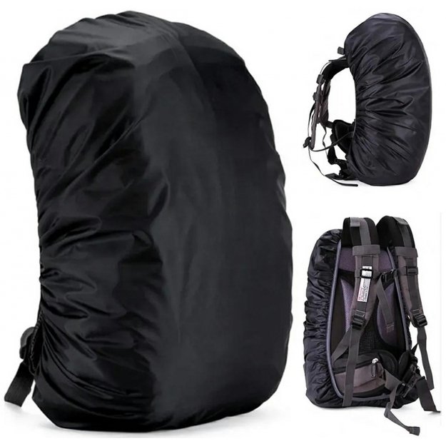 The backpack cover is waterproof 45L