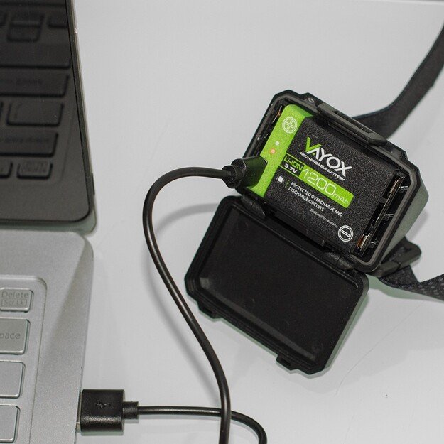 Vayox 3,7 V 1200 mAh akumuliatorius žibintuvėliams VA0255