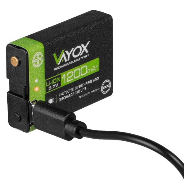 Vayox 3,7 V 1200 mAh akumuliatorius žibintuvėliams VA0255