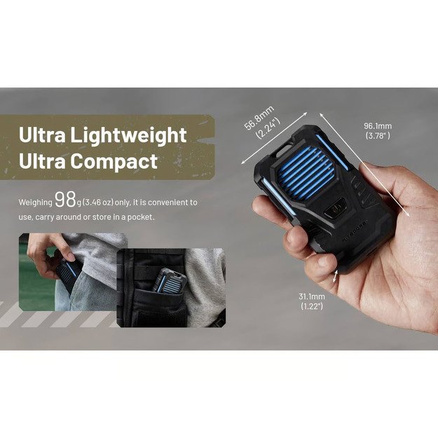 Nitecore EMR06 TAC - repelentas nuo uodų