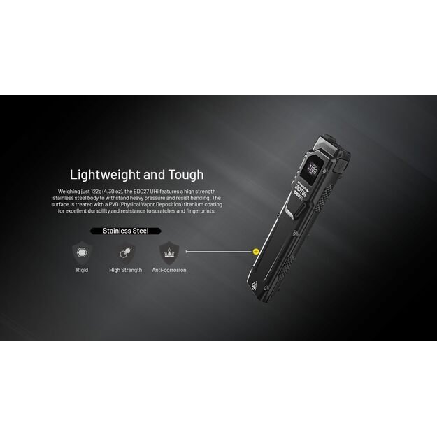 Nitecore EDC27 UHi - 3100 liumenų
