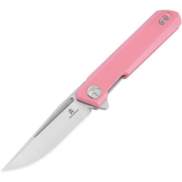 Bestechman Mini Dundee folding knife BMK03B Pink