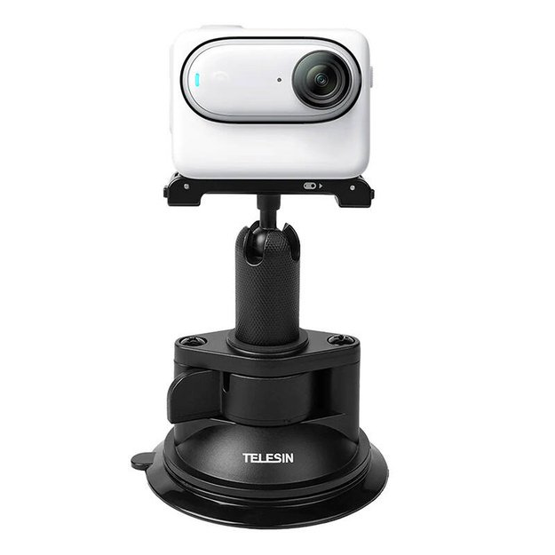 Magnetinio pagrindo ir siurbtuko pagrindo rinkinys TELESIN, skirtas Insta360 GO 3