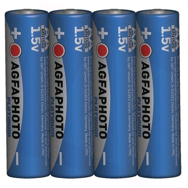 AA Alkaline batteries  (4 pcs) AgfaPhoto Platinum