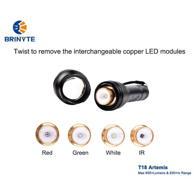Brinyte T18 Artemis flashlight