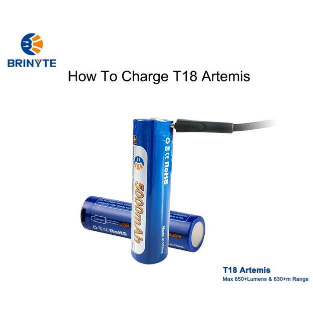 Brinyte T18 Artemis flashlight