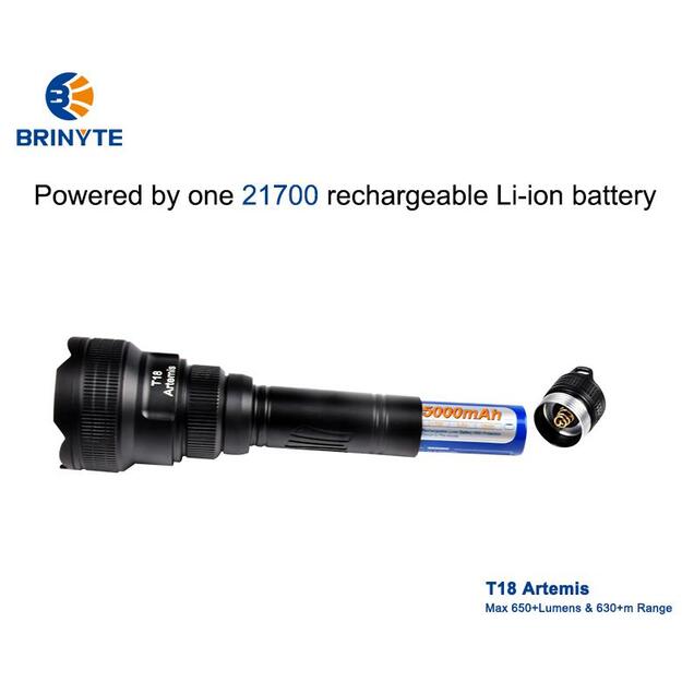 Brinyte T18 Artemis flashlight