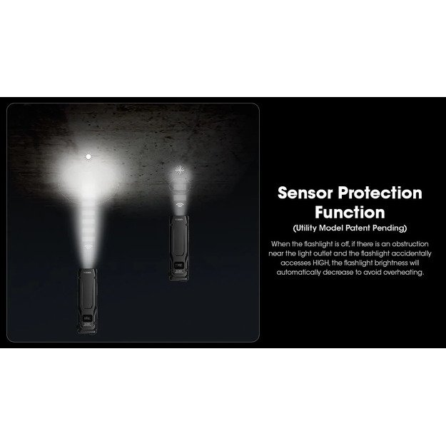 Nitecore EDC23 SABER žibintuvėlis 2500lm