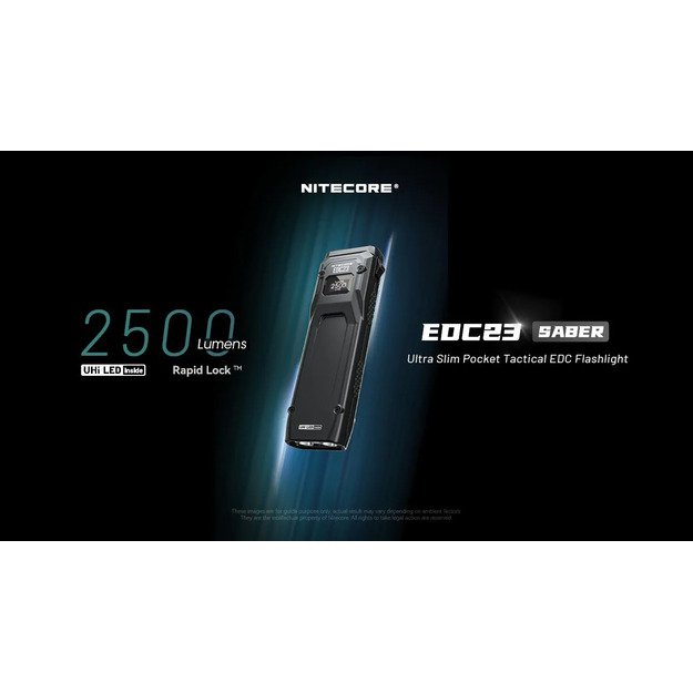 Nitecore EDC23 SABER žibintuvėlis 2500lm