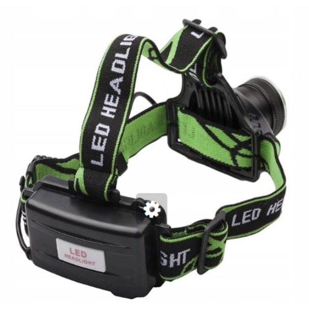 Žibintuvėlis ant galvos LED RING COB ZOOM